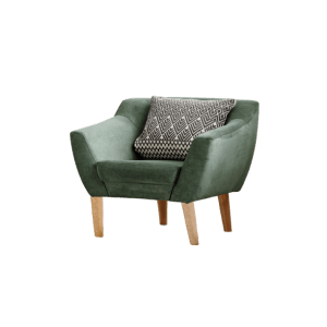Single chair with cushion included